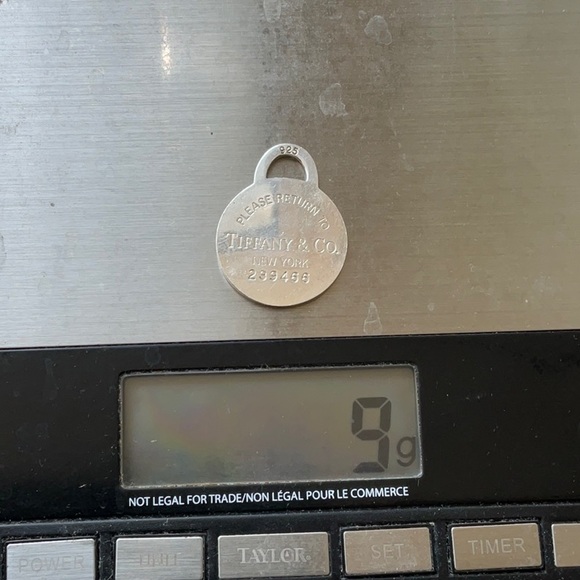 Authentic Tiffany Round Tag X-Large - Picture 6 of 6